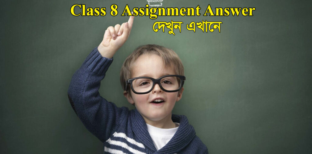 Class 8 Math Assignment Answer 2021