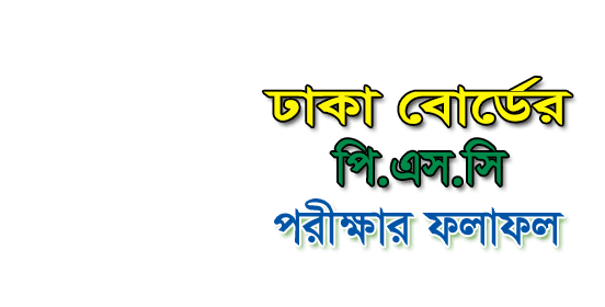 PSC Result 2020 Dhaka Board