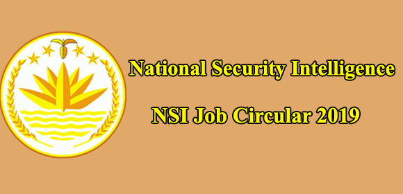 NSI Job Circular 2019
