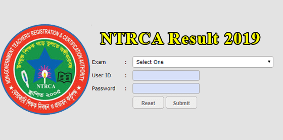 NTRCA Result 2019