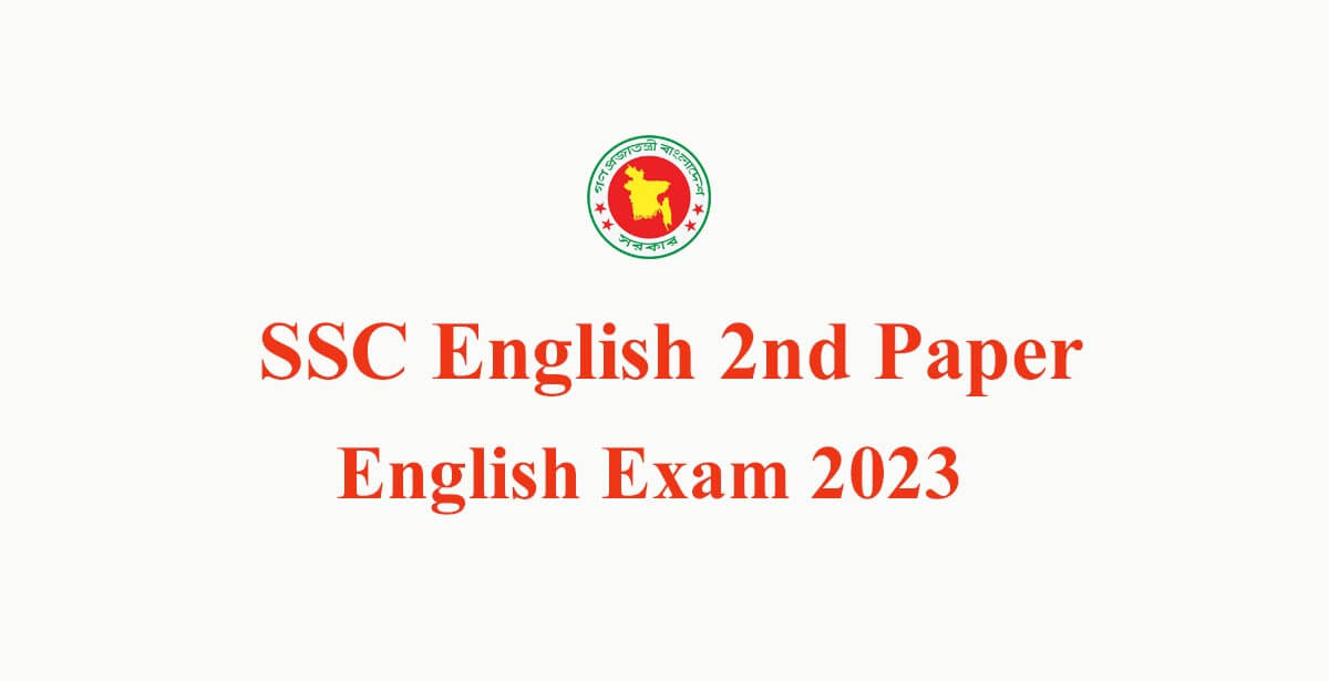 SSC English 2nd Paper Question 2023