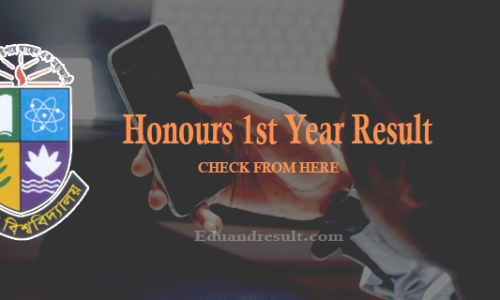 Honours 1st Year Result 2022