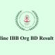 Online IBB Org BD Result