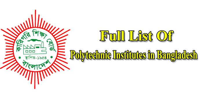 Polytechnic Institutes In Bangladesh