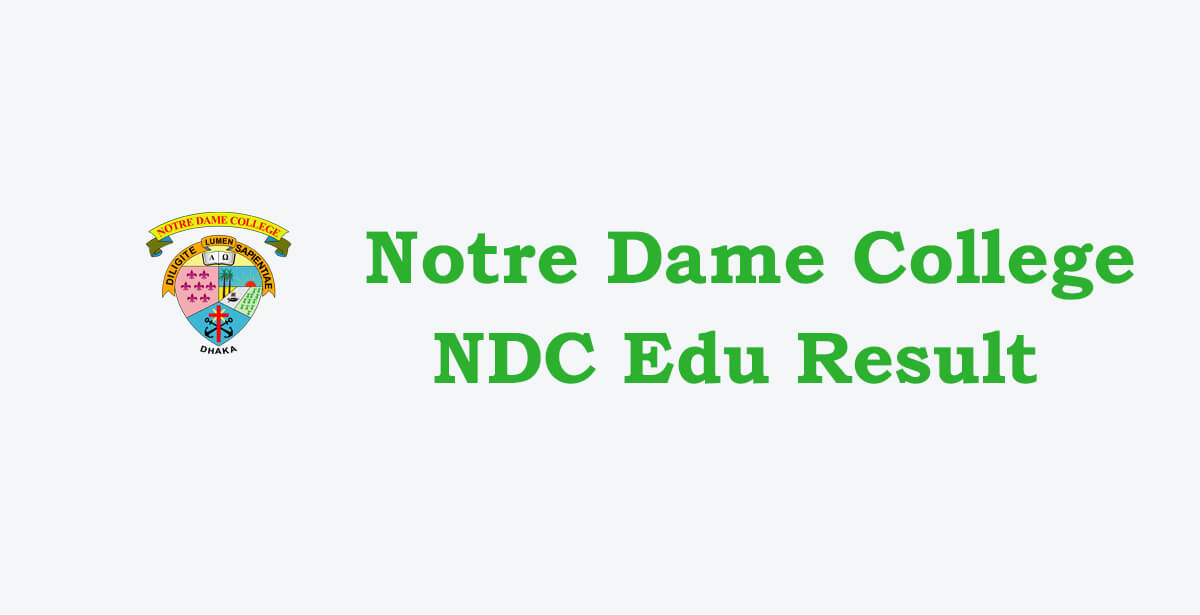 ndc edu bd result 2023