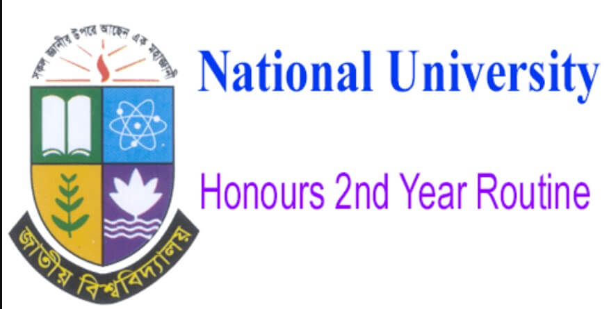 Honours 2nd Year Exam Routine 2023
