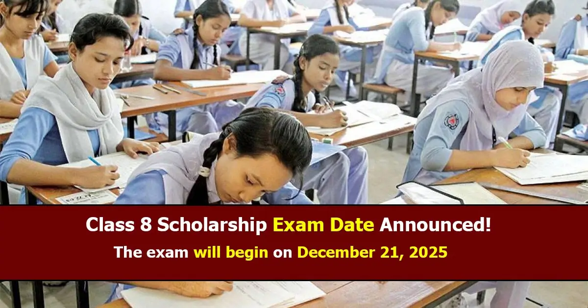 Class 8 Scholarship Routine 2025