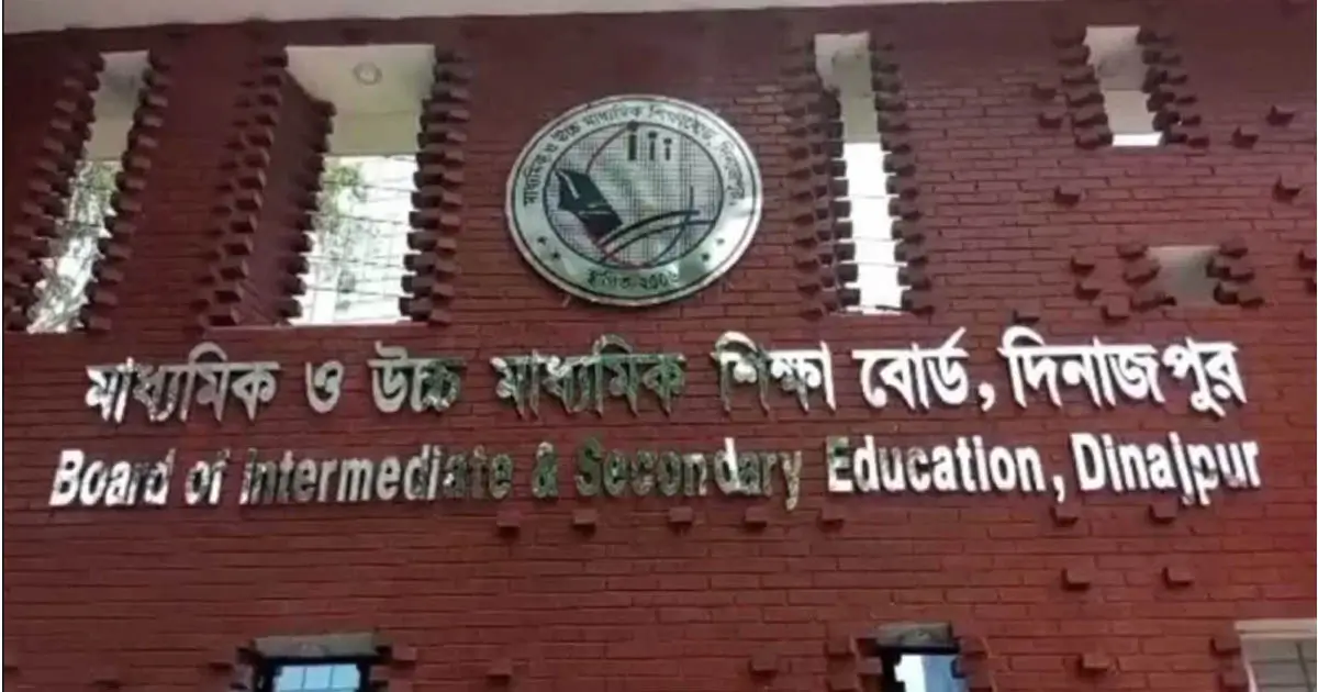 SSC Scholarship Result 2025 Dinajpur Board