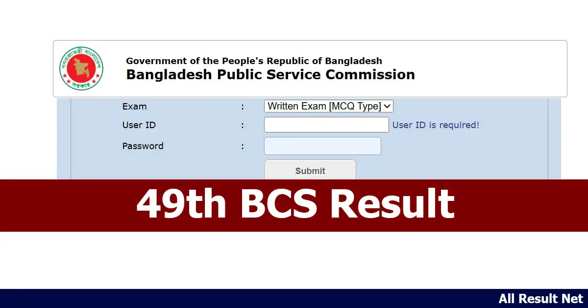 49th BCS Result