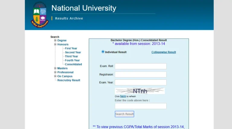 Honours 4th Year CGPA Result 2025 to be out soon Honours 4th Year CGPA Result 2025