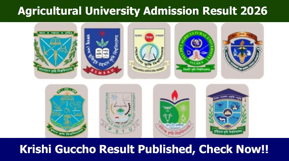 Agricultural University Admission Result 2026