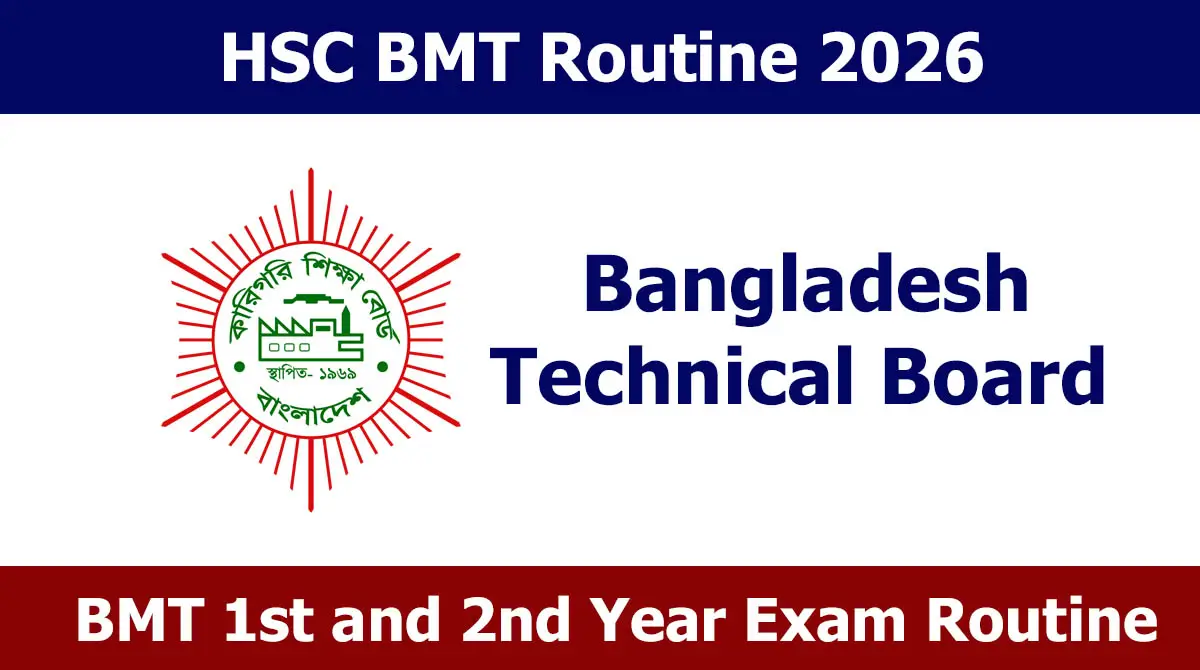 HSC BMT Routine 2026